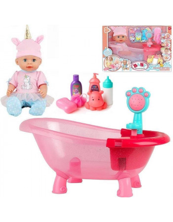Ігровий набір - пупс із ванною та аксесуарами арт. 8933 B-4