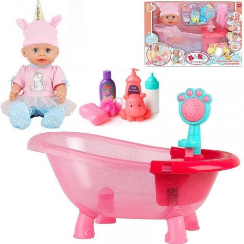 Ігровий набір - пупс із ванною та аксесуарами арт. 8933 B-4