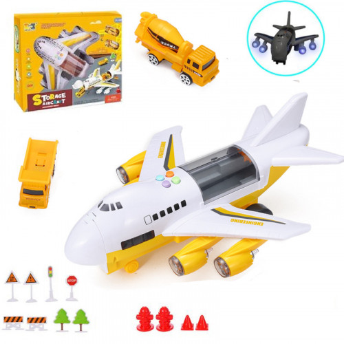 Ігровий набір - вантажний літак із машинками Engineering арт. HS 8005 A
