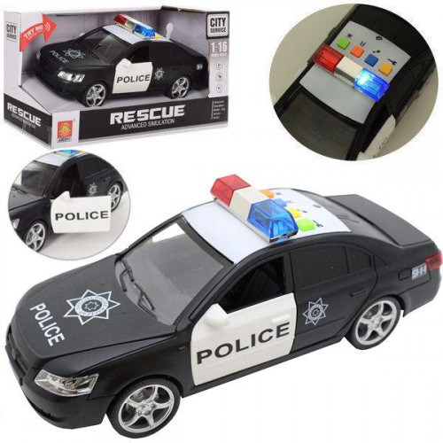 Машина 'Поліція' (Police) інерційна, звукова арт. WY 560 B