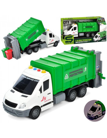 Машина інерційна 'Сміттєвоз' ЗЕЛЕНА арт. JS 138 / 138 A