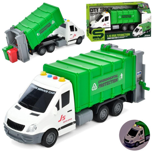 Машина інерційна 'Сміттєвоз' ЗЕЛЕНА арт. JS 138 / 138 A