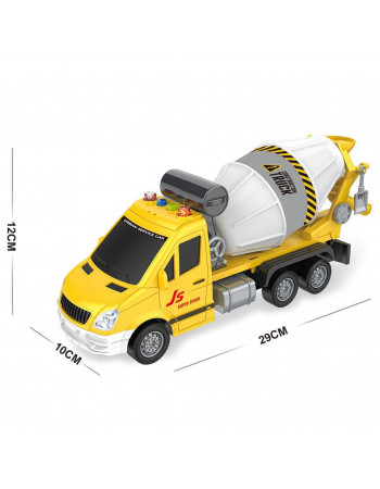 Машина інерційна 'Бетонозмішувач' ЖОВТА арт. JS 132 / 132 A