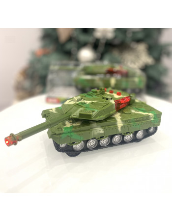 Ігровий танк інерційний СВІТЛО-ЗЕЛЕНИЙ арт. 383-21 D1