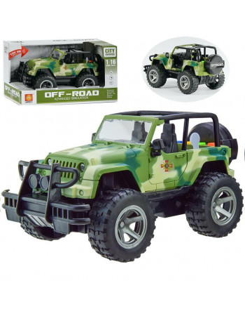 Джип військовий інерційний 'Off-road' ЗСУ СИНІЙ арт. WY 391 A/B