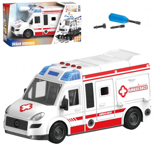 Машина-конструктор 'Швидка допомога' арт. YW 8088 C