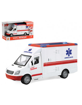 Машина 'Швидка допомога' інерційна, звукова арт. WY 597 A/B