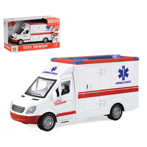 Машина 'Швидка допомога' інерційна, звукова арт. WY 597 A/B