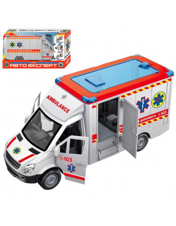 Машина інерційна звукова 'Швидка допомога' (укр. озвучка) арт. ТК-97569