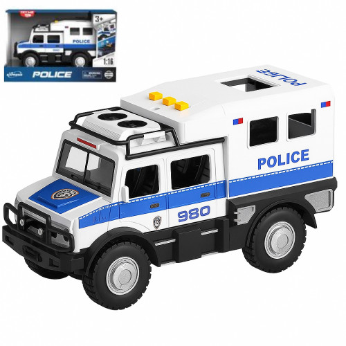 Машина/джип 'Police/Поліцейська' (інерційна, звукова) арт. WY 980 A