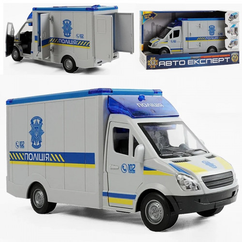 Машина інерційна звукова 'Поліція/Police' (укр. озвучка) арт. ТК-73429