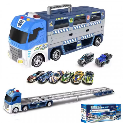 Трейлер - трек 'Police/Поліція' з машинками арт. T 907 A