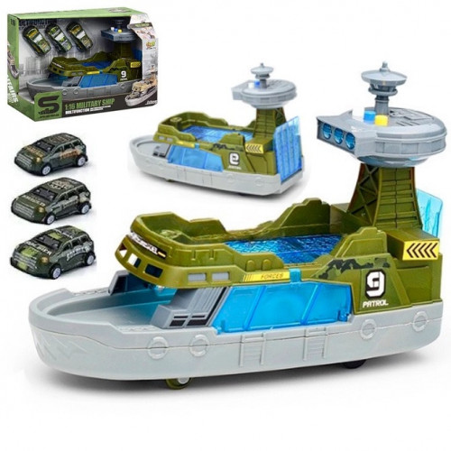 Корабель військовий зі світловими та звуковими ефектами арт. JS 160 C