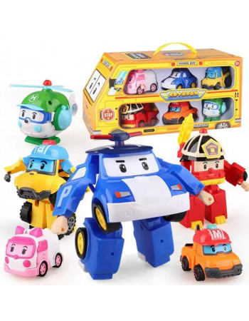 Набір машинок-трансформерів 'Робокар Полі' (Robocar Poli) арт. 868-9