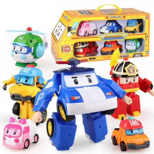 Набір машинок-трансформерів 'Робокар Полі' (Robocar Poli) арт. 868-9