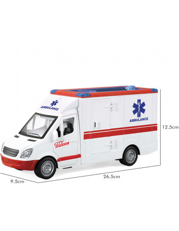 Машина 'Швидка допомога' інерційна, звукова арт. WY 597 A/B