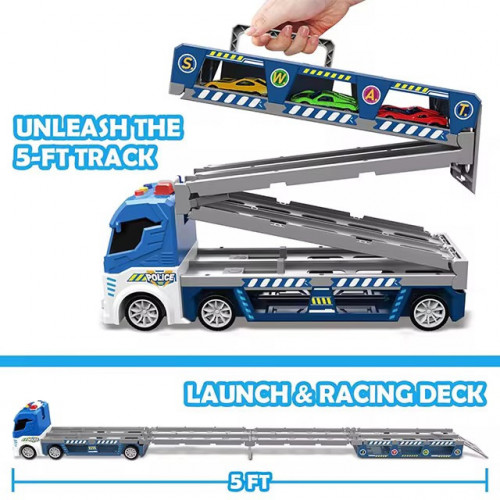 Трейлер - трек 'Police/Поліція' з машинками арт. T 907 A