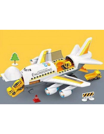 Ігровий набір - вантажний літак із машинками Engineering арт. HS 8005 A