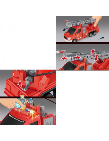 Машина інерційна 'Пожежна' з водяною помпою (бризкає водою) арт. JS 139