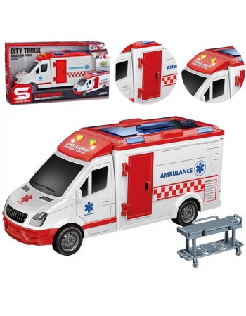 Машина 'Швидка допомога' інерційна, звукова арт. JS 126