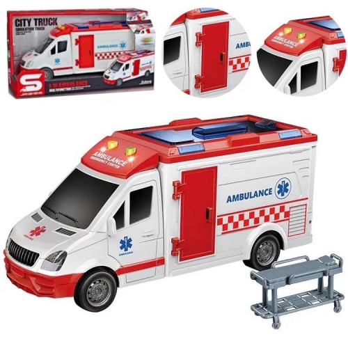 Машина 'Швидка допомога' інерційна, звукова арт. JS 126