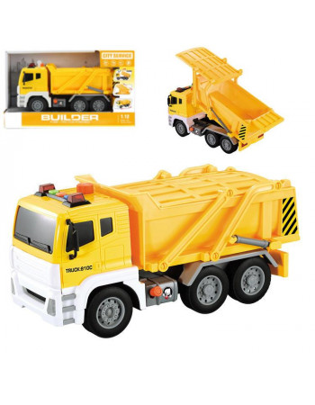 *Машина 'Будівельний самоскид' з підйомним помповим механізмом арт. WY 810 C