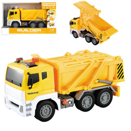 *Машина 'Будівельний самоскид' з підйомним помповим механізмом арт. WY 810 C