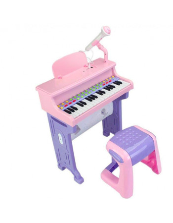 Синтезатор (піаніно) зі стільчиком (РОЗОВИЙ) арт. 8818-206AB