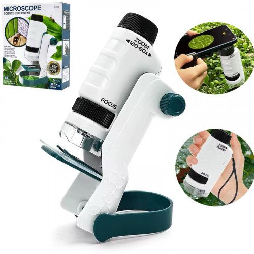 Дитячий портативний мікроскоп з підсвічуванням арт. SD 223