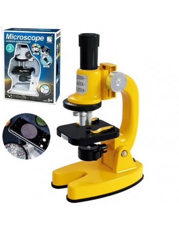 Мікроскоп дитячий з підсвічуванням 'Microscope' ЖОВТИЙ арт. SD 221