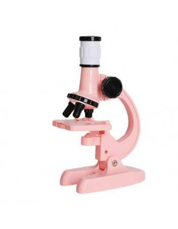 Мікроскоп дитячий з підсвічуванням 'Optical microscope' РОЖЕВИЙ  арт. LZ 8601-1