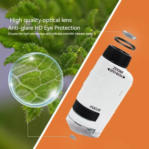 Дитячий портативний мікроскоп з підсвічуванням арт. SD 223