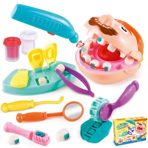 Набір для творчості (тісто для ліпки) 'Стоматолог/Зубастик' арт. 6818-3