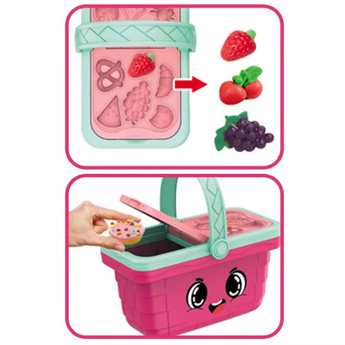 Набір тіста для ліплення у кошику 'Морозиво' арт. 8670