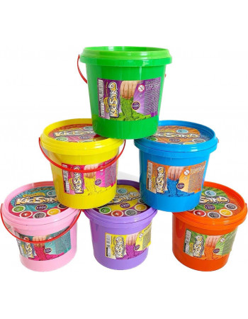 Кінетичний пісок KidSand' (1200 гр) ЖОВТИЙ арт. KS-01-04