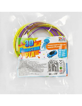 Пластик PLA для 3D-ручки (3 шт) арт. 30282