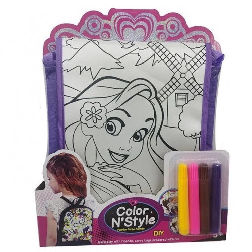 Сумка-розмальовка 'Princess/Принцеса' арт. 614-4​​​​​​​