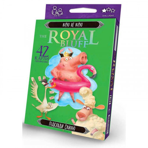 Настольная карточная игра 'Верю - не верю' The royal bluff арт. RBL-01-01U