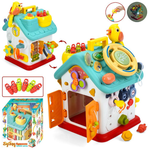 Музична інтеративна іграшка 'Будиночок' (укр. озвучка) арт. 62638