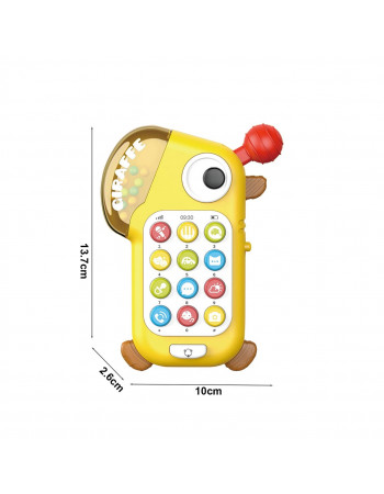 Музичний телефон (укр. озвучка, казки, пісні, вірші) ЗЕЛЕНИЙ арт. 34691
