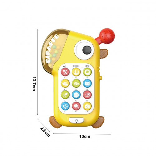 Музичний телефон (укр. озвучка, казки, пісні, вірші) ЗЕЛЕНИЙ арт. 34691