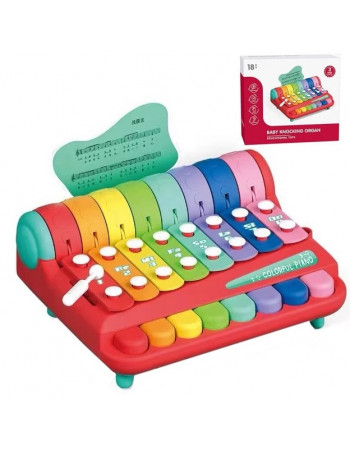 Музична іграшка 3 в 1 'Ксилофон-піаніно-дзвіночки' арт. YL 1022-38/90185