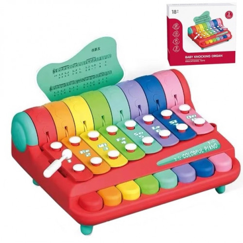 Музична іграшка 3 в 1 'Ксилофон-піаніно-дзвіночки' арт. YL 1022-38/90185