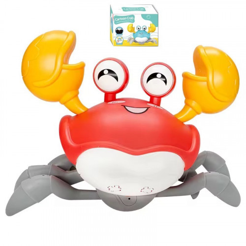 Музична іграшка 'Краб' ЧЕРВОНИЙ арт. HX 155