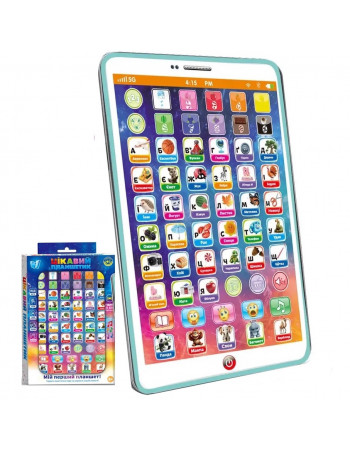 Планшет навчальний інтерактивний (укр. озвучка, казки, пісні) арт. 94568