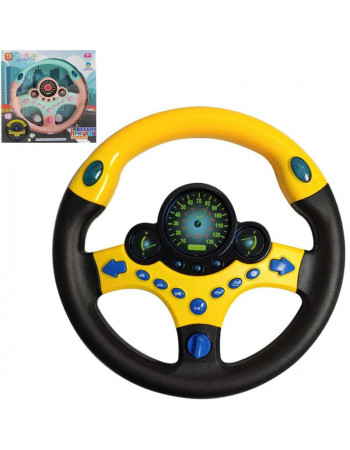 Інтерактивна іграшка 'кермо' (укр. озвучка) ЖОВТИЙ арт. 23554