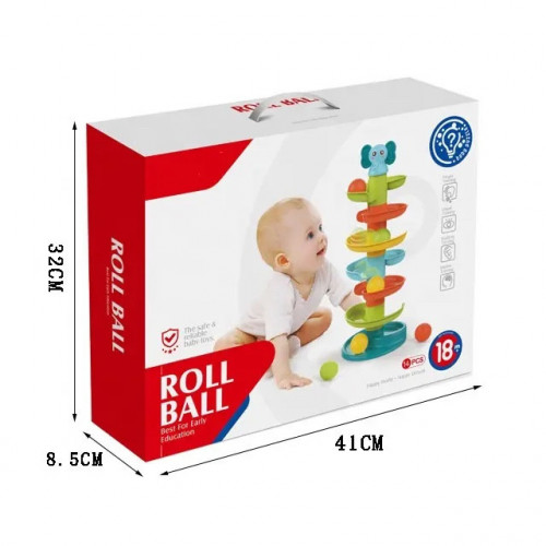 Іграшка для малюків 'вежа-спуск' арт. HE 0293