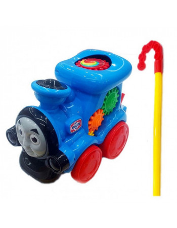 Каталка-паровозик із ручкою 'Томас' арт. 0375