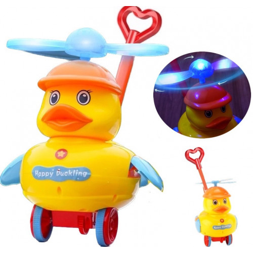 Каталка з ручкою “Каченя” арт. 698-1