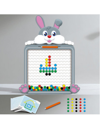 Дошка з мозаїкою, магнітною ручкою та картками-завданнями арт. W 6507